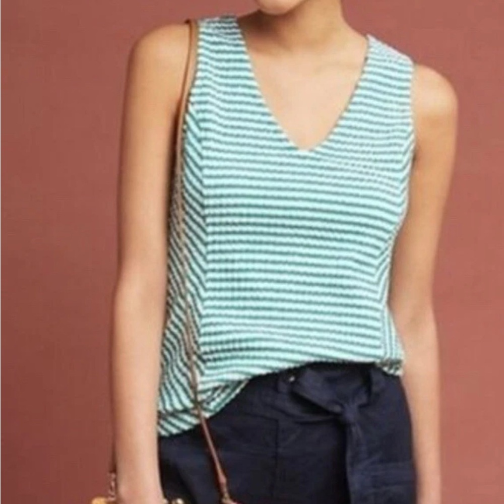 Anthropologie Maeve Striped Blouse